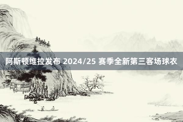 阿斯顿维拉发布 2024/25 赛季全新第三客场球衣